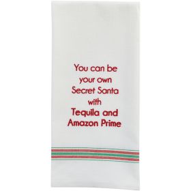 Your Own Secret Santa Dishtowel