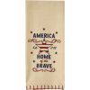 Home Of The Brave Decorative Dishtowel