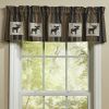 Teton Basin Lined Patch Valance 14"L