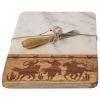 Cowboy Cutting Board with Spreader
