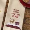Up On Housetop Dishtowel