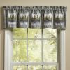Horizon Plaid Lined Patch Valance 14"L