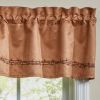 Barbed Wire Lined Valance 14"L