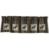 Teton Basin Lined Patch Valance 14"L