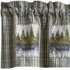 Horizon Plaid Lined Patch Valance 14"L