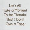 I Don't Own A Taser Dishtowel