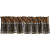 Moose Lodge Jacquard Valance 14"L