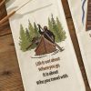 Who You Travel With Dishtowel