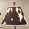 Cowhide - Holstein Lampshade 14"