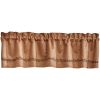 Barbed Wire Lined Valance 14"L