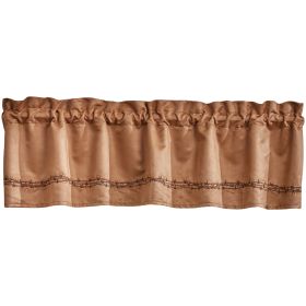 Barbed Wire Lined Valance 14"L