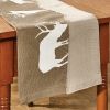 Elk Lodge Applique Runner 36"L