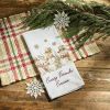 Frosty Friends Forever Dishtowel
