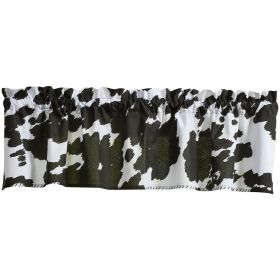 Cowhide - Holstein Valance 14"L