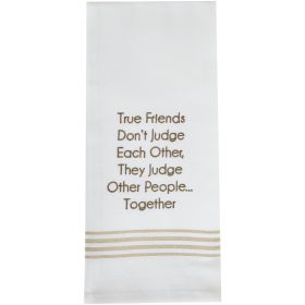 True Friends Dishtowel