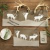 Elk Lodge Applique Runner 36"L