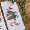 Home For The Holidays  Dishtowel