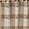 Mountain Refuge Jacquard Shower Curtain 72" X 72"
