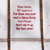 Fat Bank Account Skinny Body Dishtowel