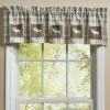 Cliffside Plaid Lined Patch Valance 14"L