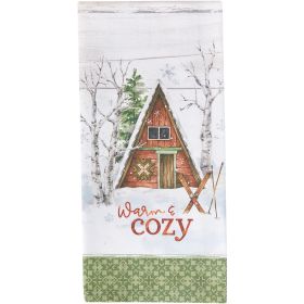 Warm And Cozy Printed Dishtowel