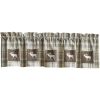 Cliffside Plaid Lined Patch Valance 14"L