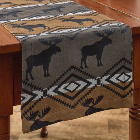 Moose Lodge Jacquard Runner 54"L