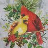 Holiday Cardinal Love Runner 54"L