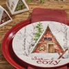 Snowflake Lodge Salad Plate
