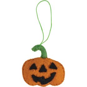 Jack O Lantern Felt Ornament