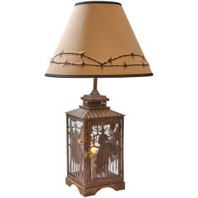 Cowboy Lantern Lamp