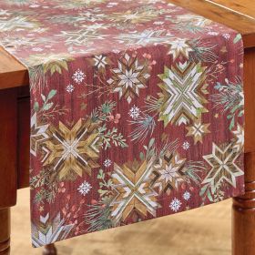 Snowflake Lodge Runner 54"L