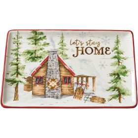 Snowflake Lodge Platter