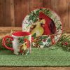 Holiday Cardinal Love Dessert Plate