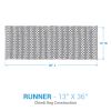 Cozy Christmas Chindi Runner 36"L