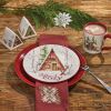 Snowflake Lodge Salad Plate
