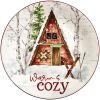 Snowflake Lodge Salad Plate