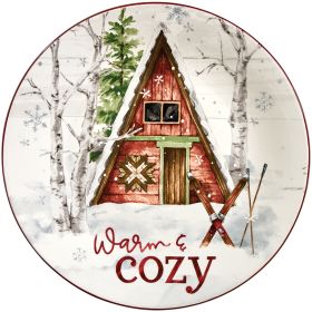 Snowflake Lodge Salad Plate