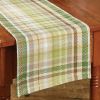 Winter Morning Plaid Runner 54"L
