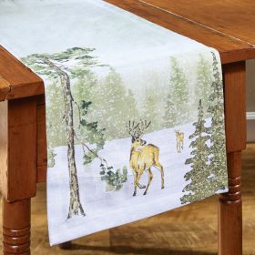 Woodland Winter Runner 54"L