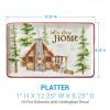 Snowflake Lodge Platter