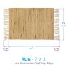 Wheat Fields Jute Rug 2' X 3'