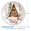 Snowflake Lodge Salad Plate