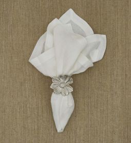 Metal Flower Napkin Ring - Small