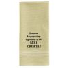 Beer Crisper Embroidered Dishtowel