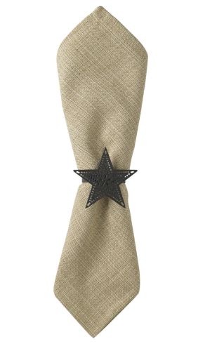 Black Star Napkin Ring