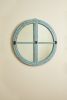 Round Window Wood Mirror - Sea