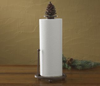 Pinecone Paper Towel Holder