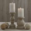 Jenny Candlestick Tall - White Washed