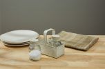 Grater Caddy with Mason Jar Salt & Pepper Set